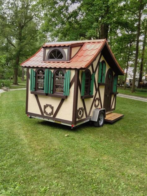 The Tudor Micro Cottage On Wheels By Woolywagons