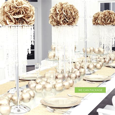 Gold Centerpieces - Gold Wedding Decorations & Ideas