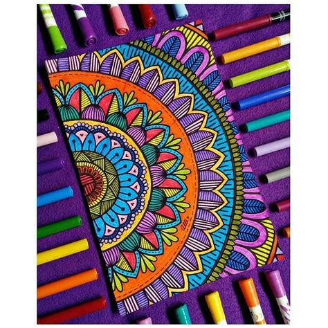 COLORES With Images Mandala Art Lesson Doodle Art Designs Mandala Design Art