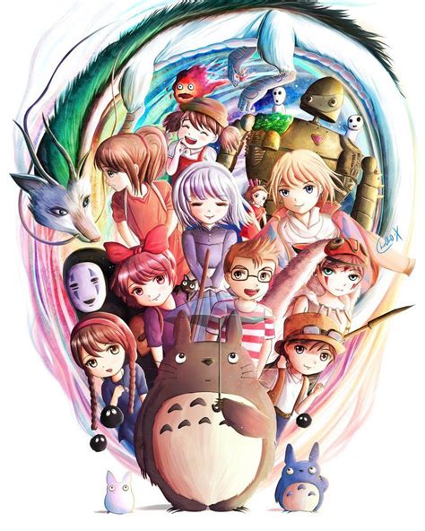 Studio Ghibli By Chr0n0 On Deviantart Studio Ghibli