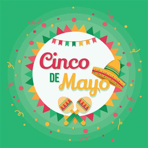 Mexican art style cinco de mayo banner made with bold colors includes decorative text and mexican elements on a black background. Happy Cinco De Mayo from First Financial Credit Union ...