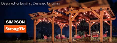 Simpson Strong Tie Products Rustic Bar Covered Patio Simpson