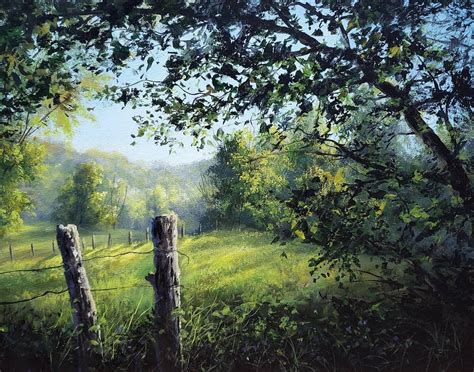 How To Paint A Grassy Meadow In Acrylic Canvas Painting Landscape