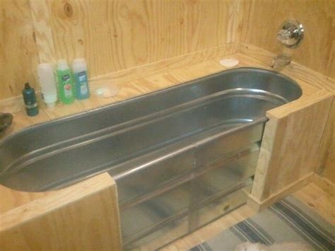 Galvanized Tub Galvanized Decor Galvanized Bathtub Rustic Bathroom