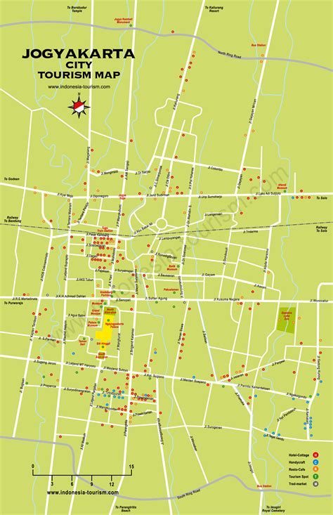 Yogyakarta City Map Jogjakarta City Map