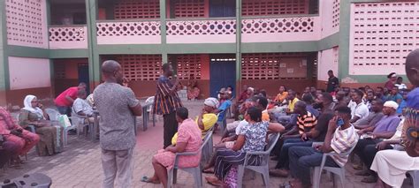 skulson the blogger on twitter mp for ashaiman hon ernest norgbey speaks to some residents of