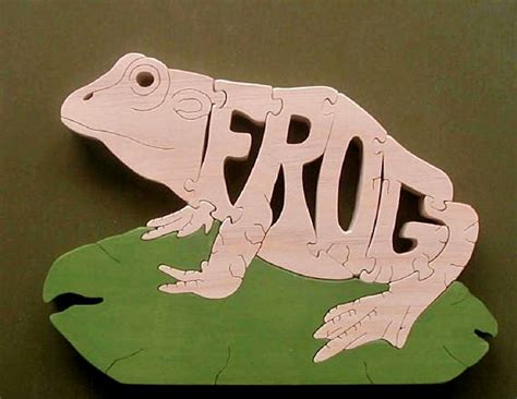 Frog Puzzle Bragging Rights Scroll Saw Village