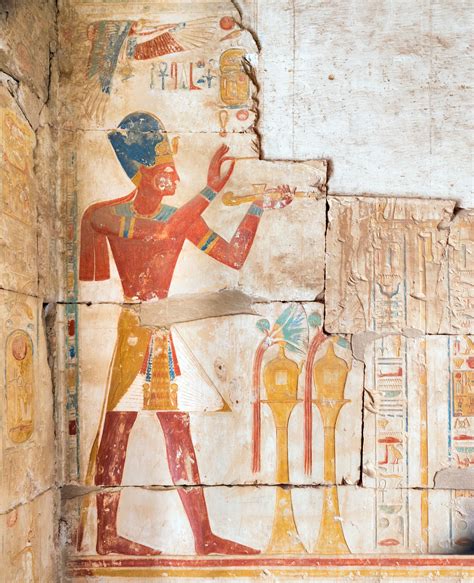 Abydos Temple Of Ramesses Ii Ancient Egyptian Art Egyptian Art