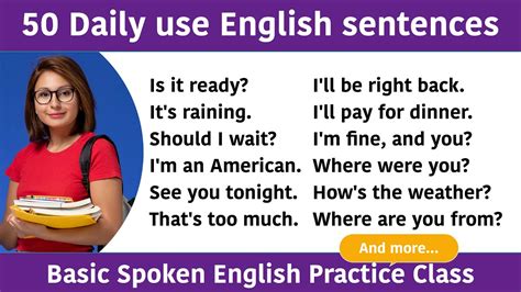 English Sentences Used In Daily Life English Sentences For Daily Hot