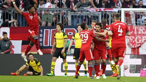 A photo of the former. FC Bayern gegen BVB endet mit einer Demontage von Borussia ...