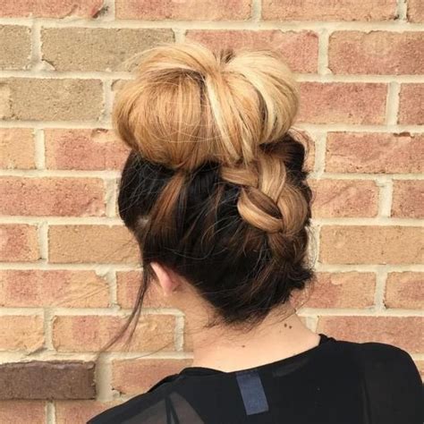20 Volume Boosting Sock Buns Youll Love To Try Updos For Medium