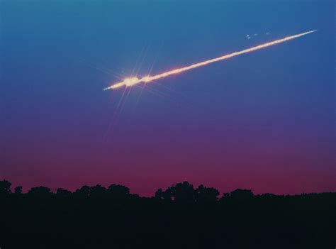 An atmospheric phenomenon (such as lightning or a snowfall). This Weekend's Lyrid Meteor Shower: How to See It