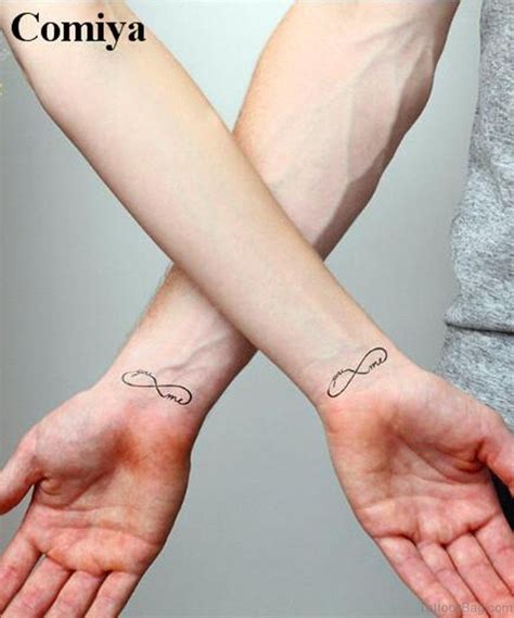 40 Matching Couples Tattoos For Wrist Tattoo Designs