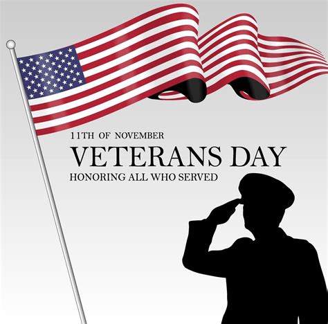 Vector Image Of The 11th Day Of Veterans Day November 2889764 Vector