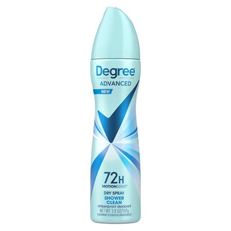 Shower Clean Dry Spray Antiperspirant Deodorant Degree Us