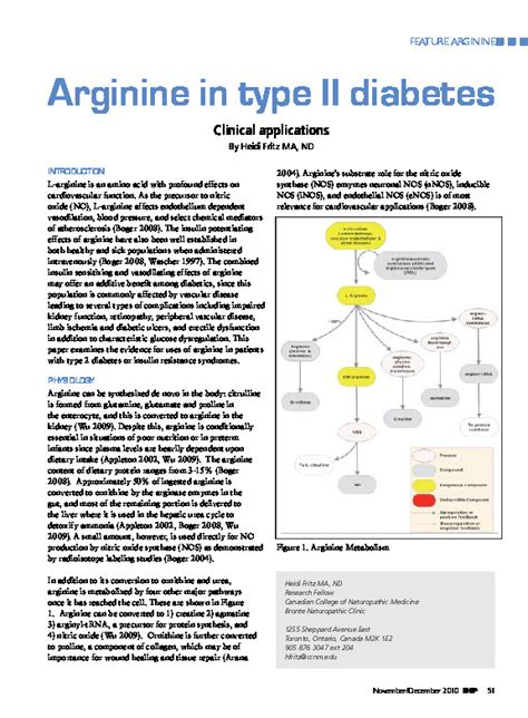 Arginine And Diabetes Bolton Naturopathic