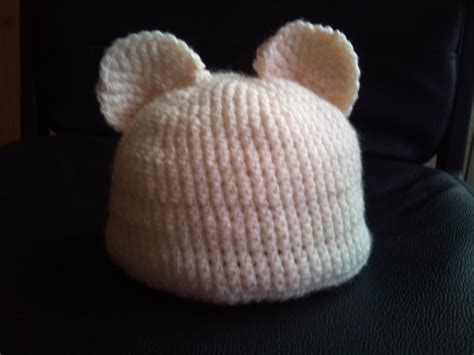 Crochet Addict Uk Cute 0 18 Months Teddy Bear Baby Hat