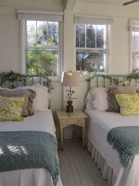 An Island Cottage Adventure Cottage Interiors Twin Beds Guest Room