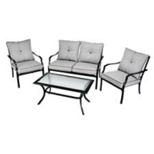 We choose our vendors based on customer satisfacton and. For Living Bluebay Patio Conversation Set, 4-pc | Canadian ...