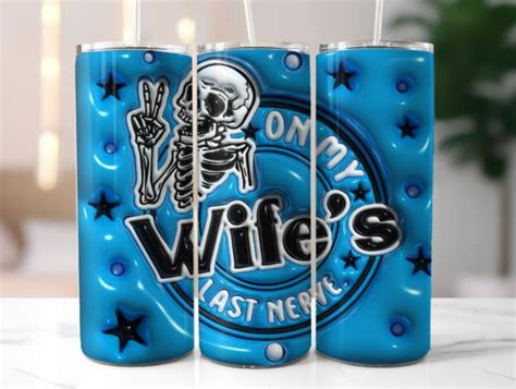 3D Funny Husband Inflated Tumbler Wrap Graphic By TheRuralArtisan