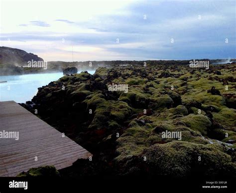 Blue Lagoon Clinic Hotel Iceland Stock Photo Alamy
