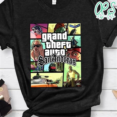 Grand Theft Auto San Andreas Shirt Custompartyshirts Studio