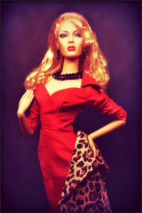 Red Hot Beautiful Fashion Doll Photography Ooak Dolls