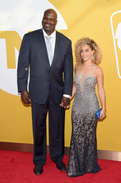 Shaquille Oneal And Laticia Rolle 2017nbaawardslivetntarrivals