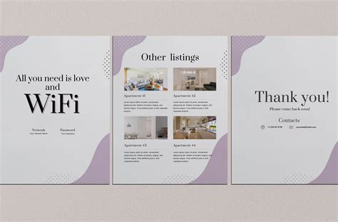 Airbnb Welcome Book Template Brochure Templates