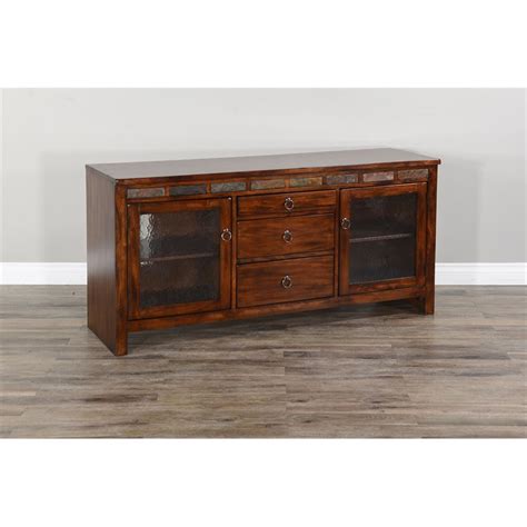 Sunny Designs Santa Fe 60 Traditional Wood Tv Console In Dark