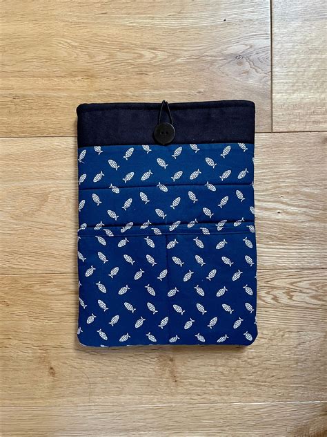 Custom Made Quilted Laptop Sleeve Uk With Twin Pockets Just Etsy