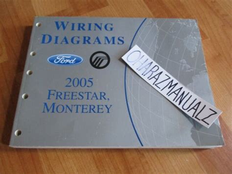 2005 Ford Freestar Mercury Monterey Wiring Diagrams Manual Oem Ebay