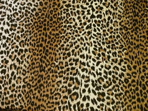 Leopard Print Upholstery Velvet Cotton Fabric By Fragolina On Etsy