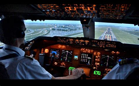 Watch Flight Landing On Runway Cockpit View