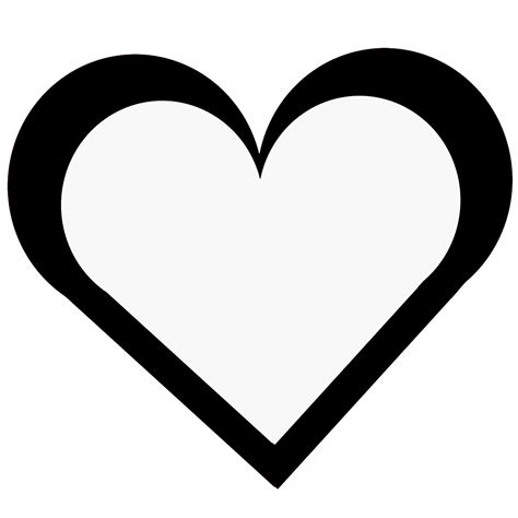 Basic Heart Outline Free Stock Photo Public Domain Pictures
