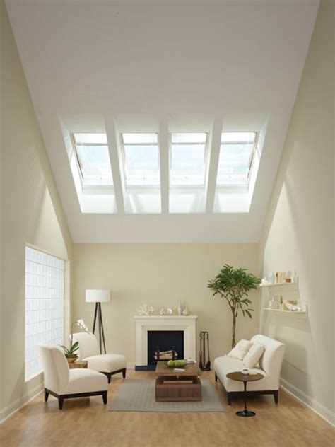 One level was high on the ceiling and used solar powered skylights and blinds for easy remote control operation, and the lower level was within reach and used manual venting. Are You a Good Candidate for a Vaulted Ceiling? (With ...