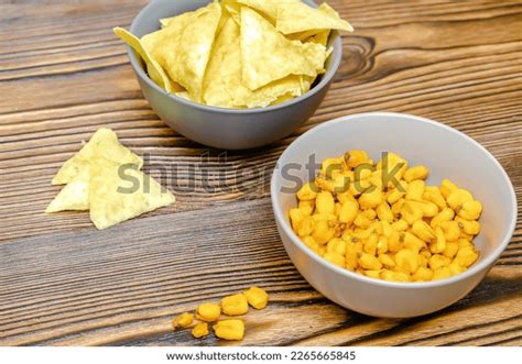 Crispy Salt Snacks Chips Nut Corn Stock Photo 2265665845 Shutterstock