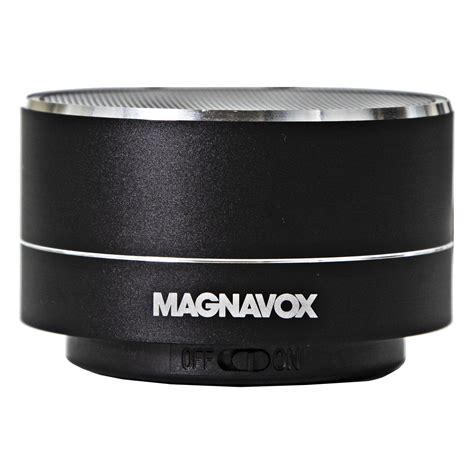 Magnavox Mma3652 Bk Portable Bluetooth Speaker With Color Changing Rim