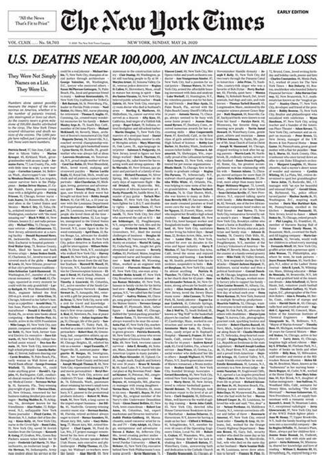 Find breaking news, multimedia, reviews & opinion on washington, business, sports, movies, travel, books, jobs, education, real estate, cars & more. 'An Incalculable Loss' - New York Times pays tribute to ...