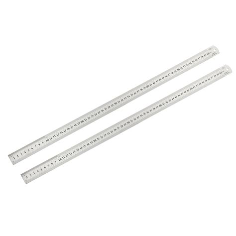 Uxcell Straight Ruler 600mm 24 Inch Metric Stainless Steel Measuring