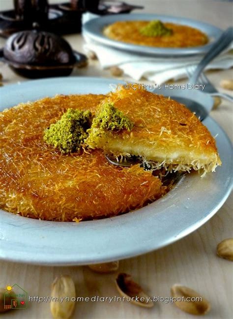 Citra S Home Diary Künefe Recipe Turkish Sweet Cheese Kadayif Pastry Kunafa Kanafeh