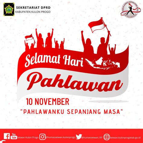Setwan Selamat Memperingati Hari Pahlawan 10 November 2020