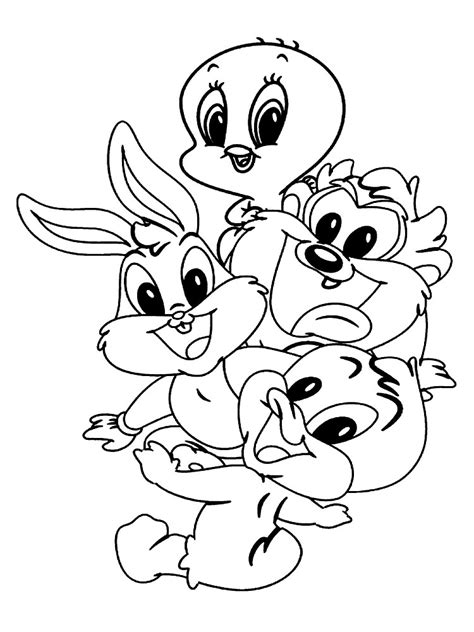 Bebe Looney Tunes Dibujos Para Colorear Disneydibujos Pdmrea