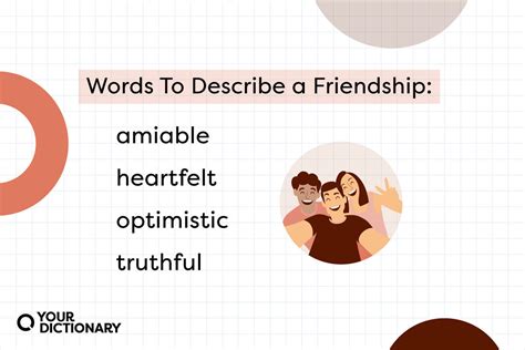 Words That Describe A Good Friendship Yourdictionary