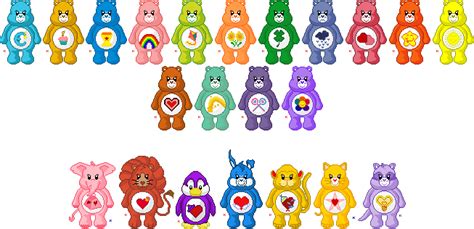 Care Bears And Cousins By Katcombs On Deviantart