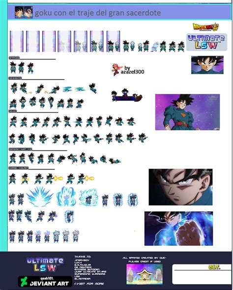 Goku Gran Sacerdote Daishikan Ultimate Lsw Sheet By Azazel300 On Deviantart