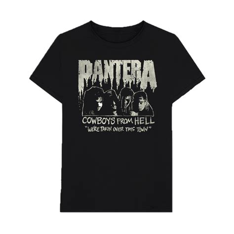 Cowboys From Hell Vintage Flyer T Shirt Pantera Official Store