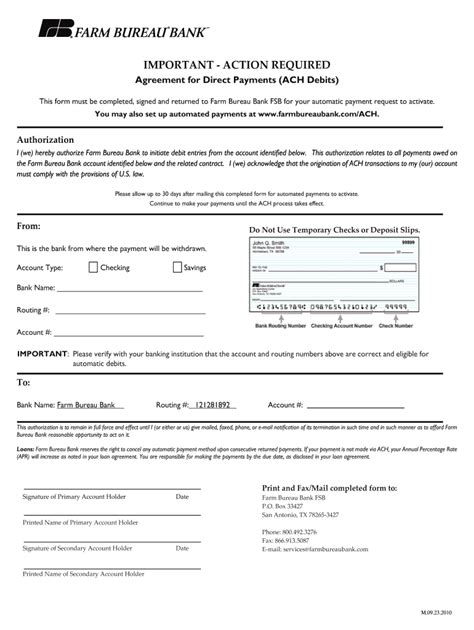 Ach Authorization Form Template Fill Out And Sign Printable Pdf Images