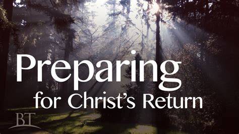 Preparing For Christs Return United Church Of God