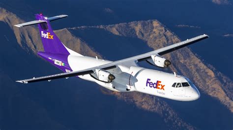 First Atr 72 600f Aircraft Delivered To Fedex Express